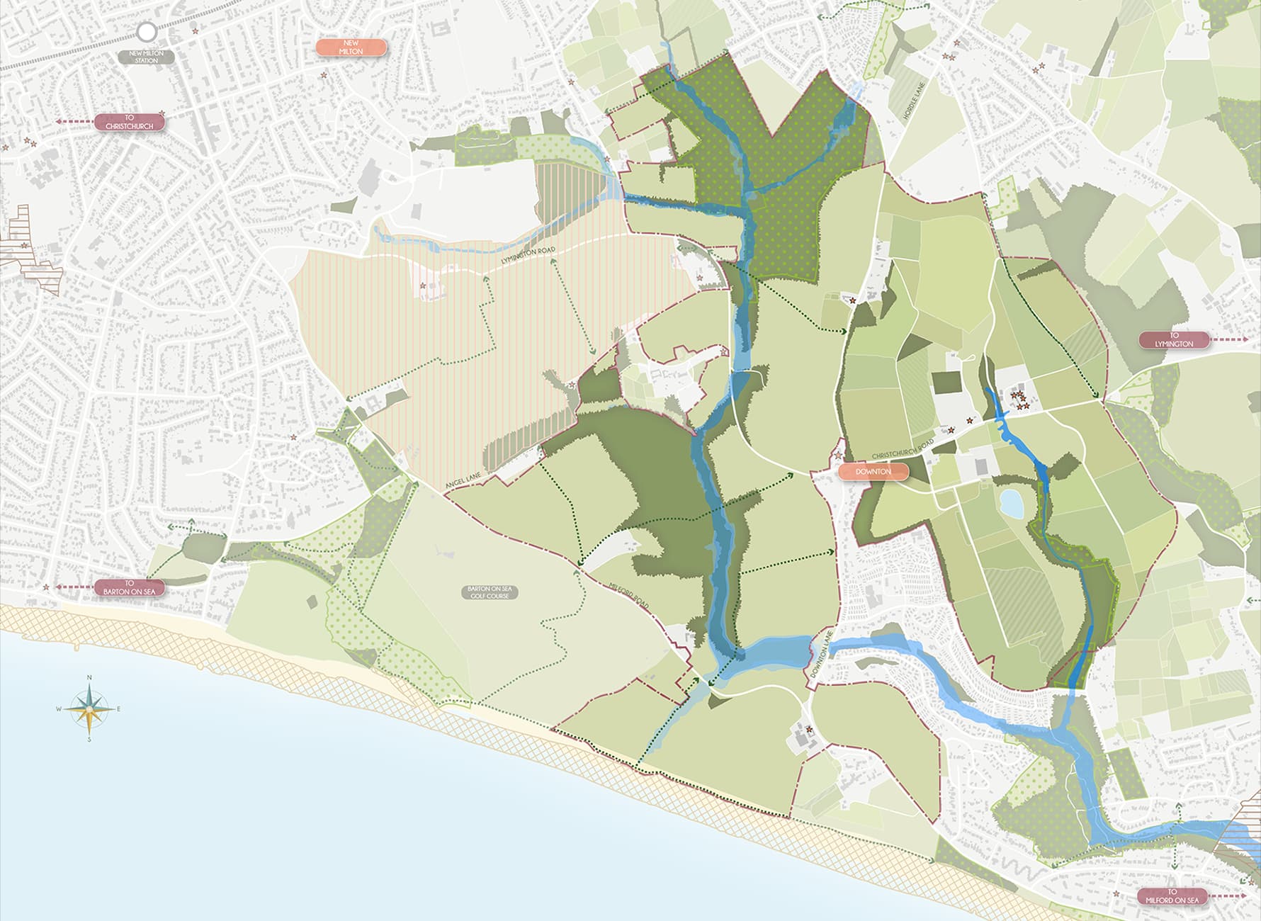 Land Around Downton Constraints