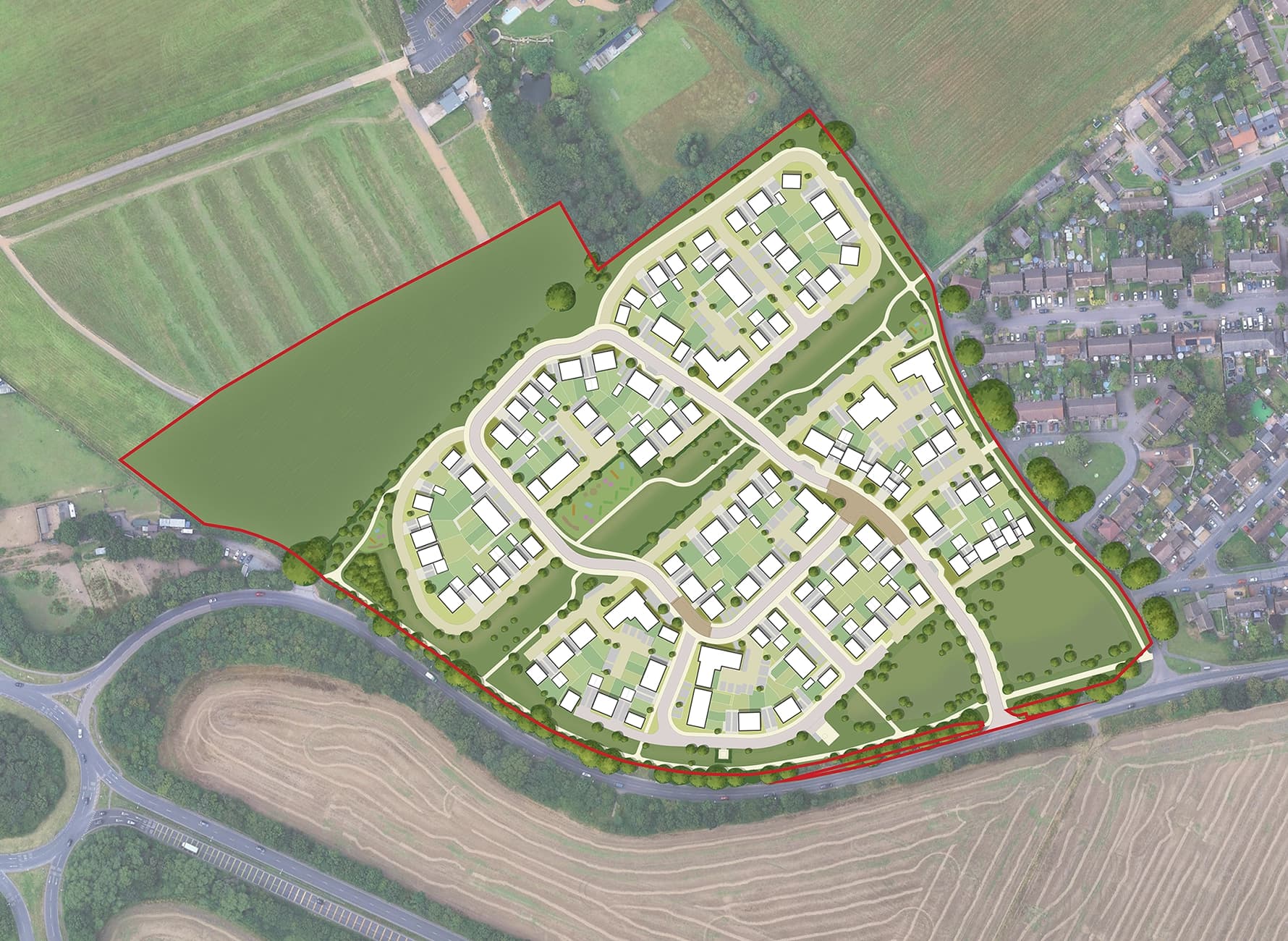 Stanstead St Margarets Illustrative Masterplan